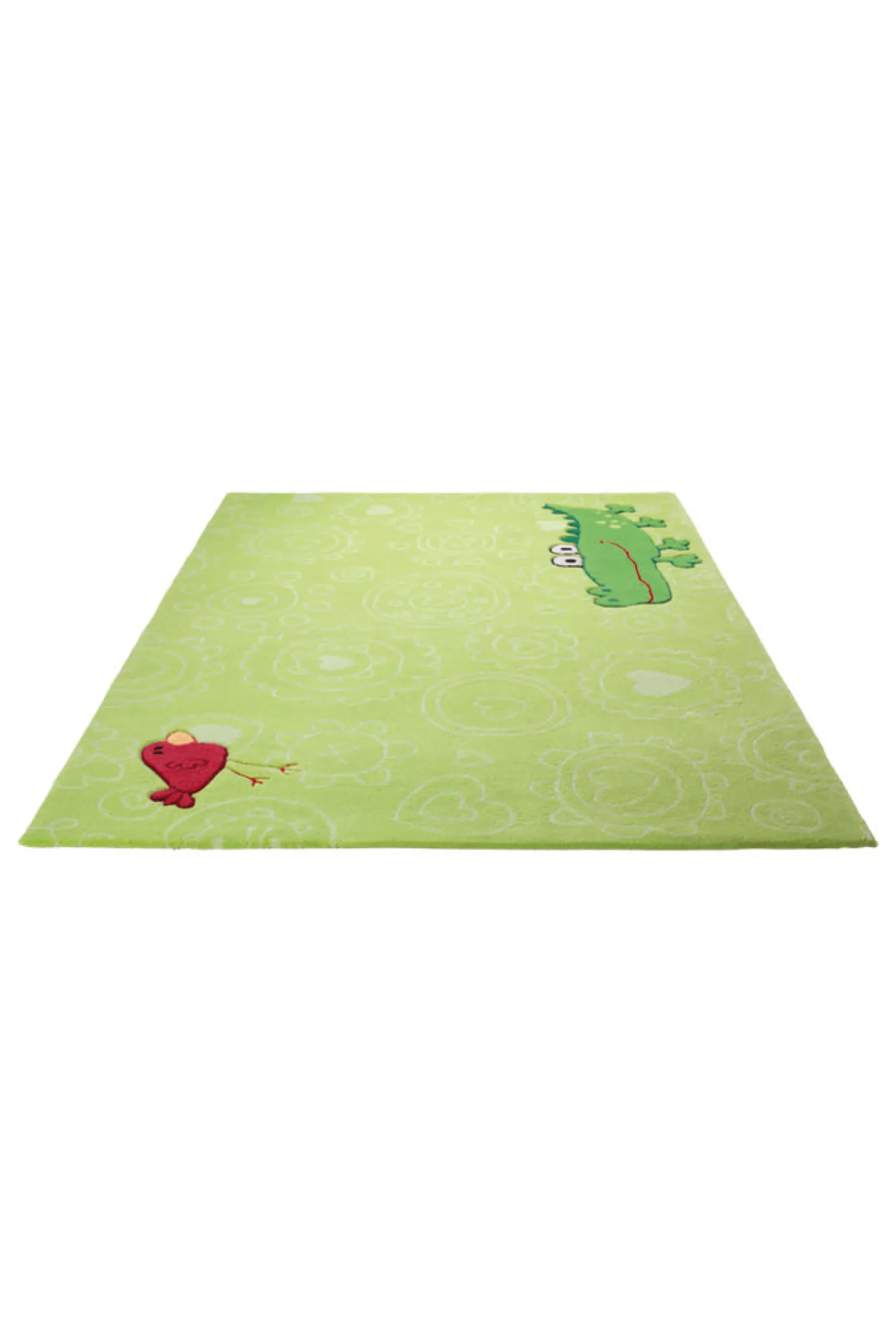 Sigikid Kinderteppich 120x180 cm Grün "Crocodile"