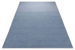 Spring Handwebteppich Chenille hellblau blau 160x230 cm