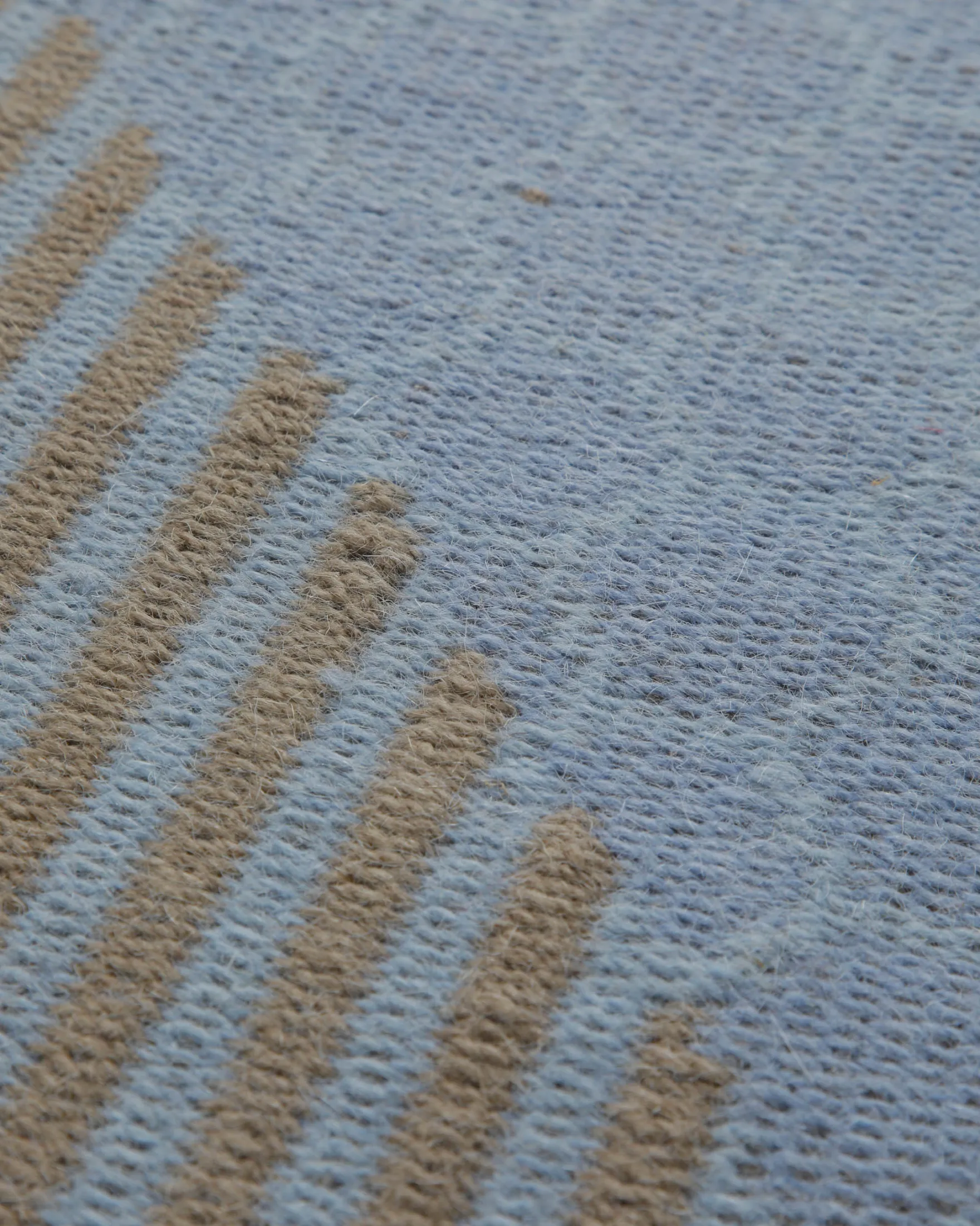 Summer Jacquard Print Teppich Baumwolle Nadelstreifen hellblau 160x230 cm