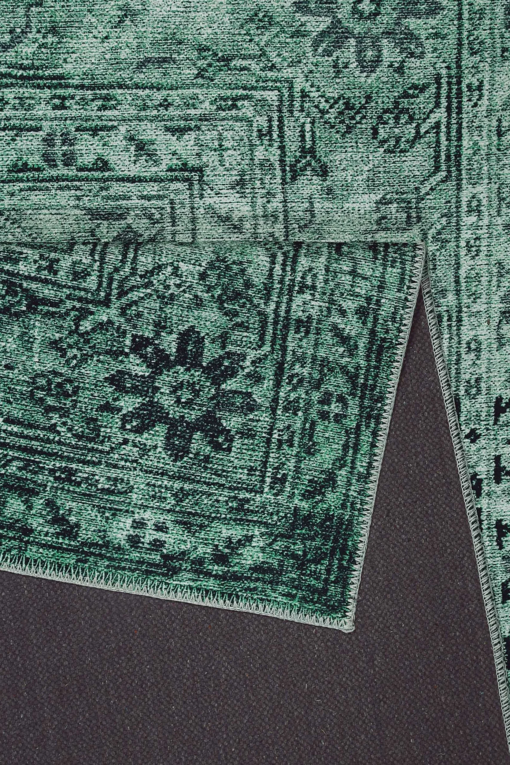 Teppich Anthrazit Grün Vintage "2nd Avenue" WECONhome