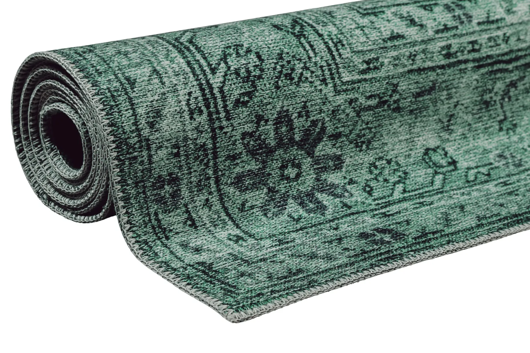 Teppich Anthrazit Grün Vintage "2nd Avenue" WECONhome