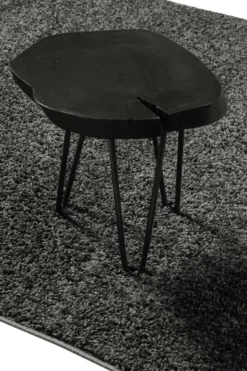 Teppich Anthrazit Hochflor