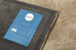 Teppich Beige Braun meliert Hochflor "Sienna" Homie Living