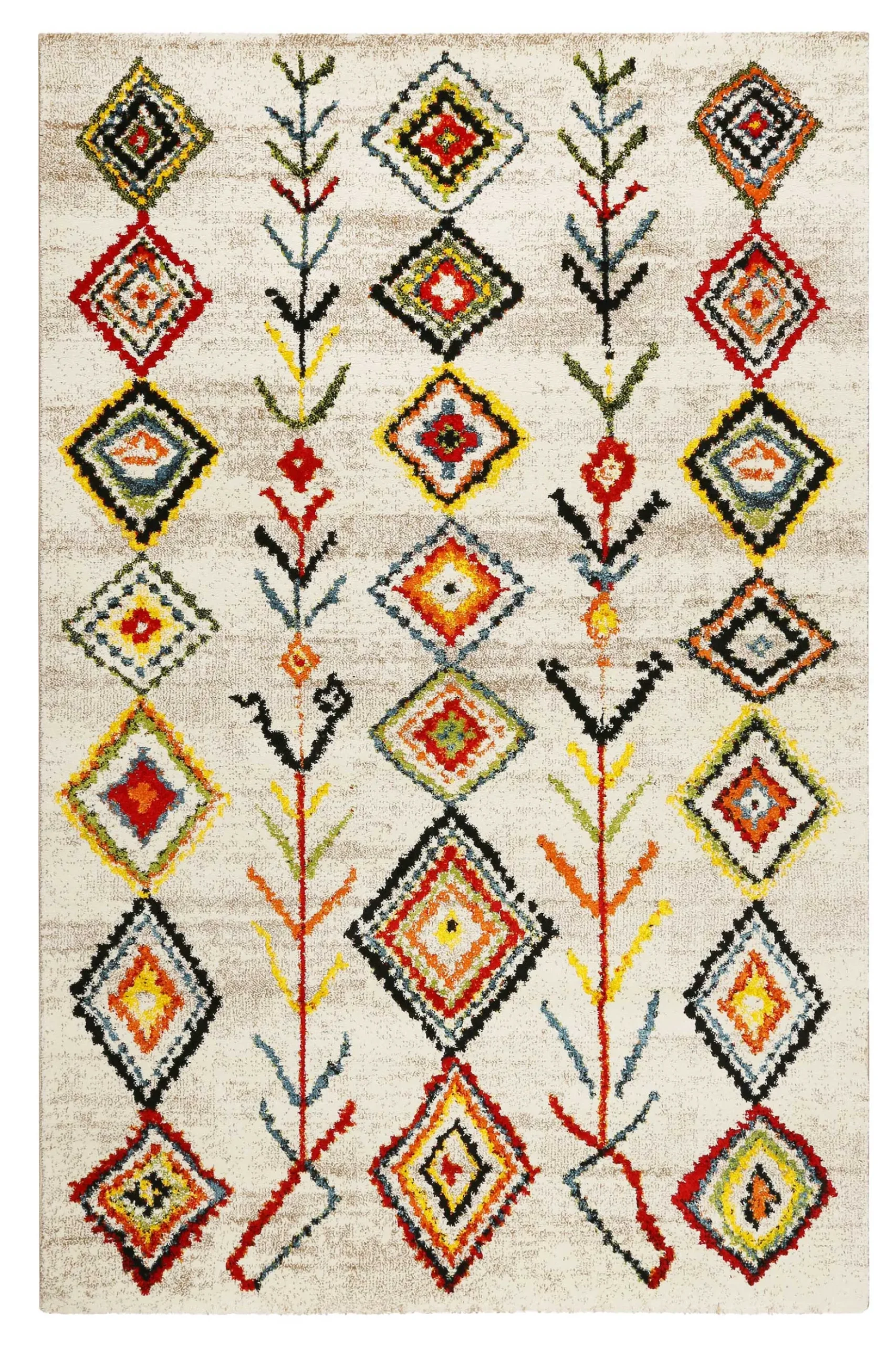 Teppich Beige Bunt Kurzflor "Medina & Colorful Marrakesh" WECONhome
