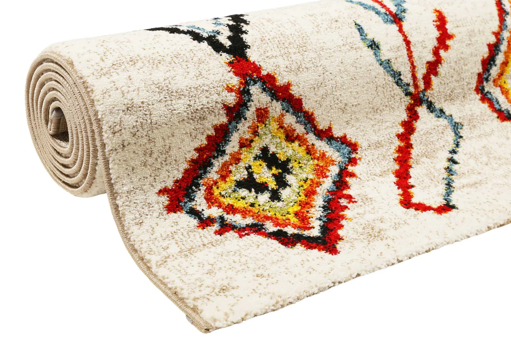 Teppich Beige Bunt Kurzflor "Medina & Colorful Marrakesh" WECONhome