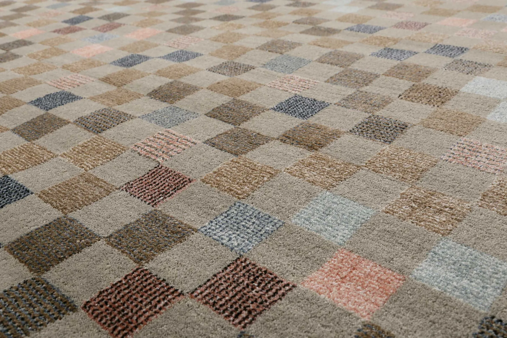 Teppich Beige Bunt Kurzflor "Physical 2.0" WECONhome