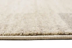 Teppich Beige Creme Kurzflor