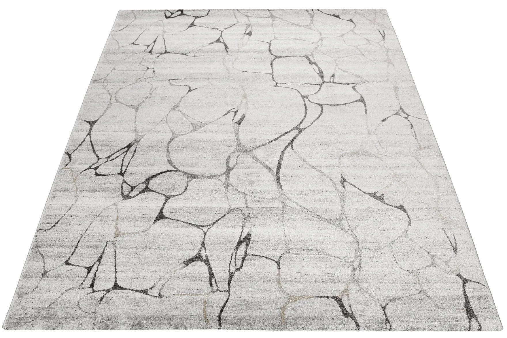 Teppich beige grau = greige "Solo Fields" WECONhome
