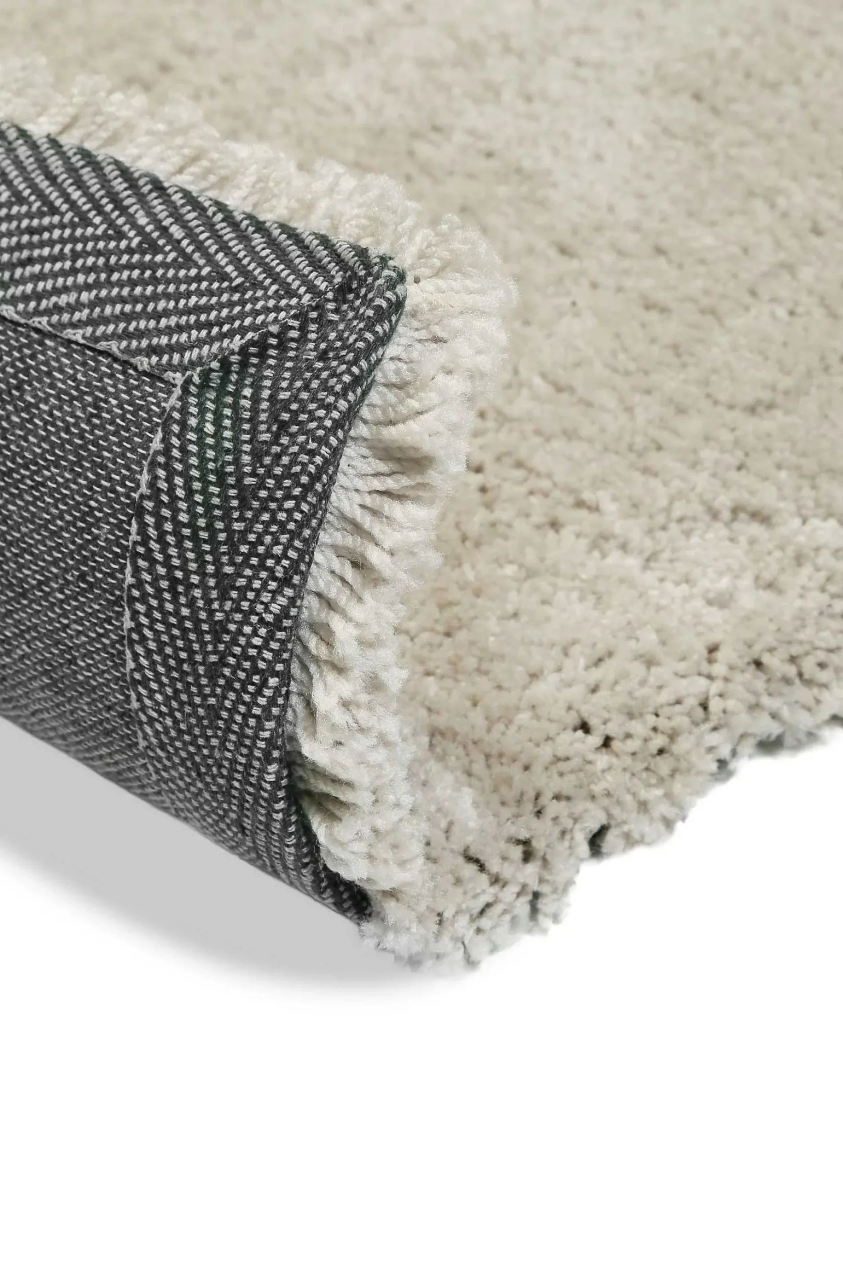 Teppich Beige Grau Hochflor "Emilia" WECONhome Basics