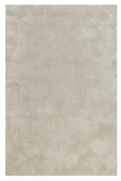 Teppich Beige Grau Hochflor