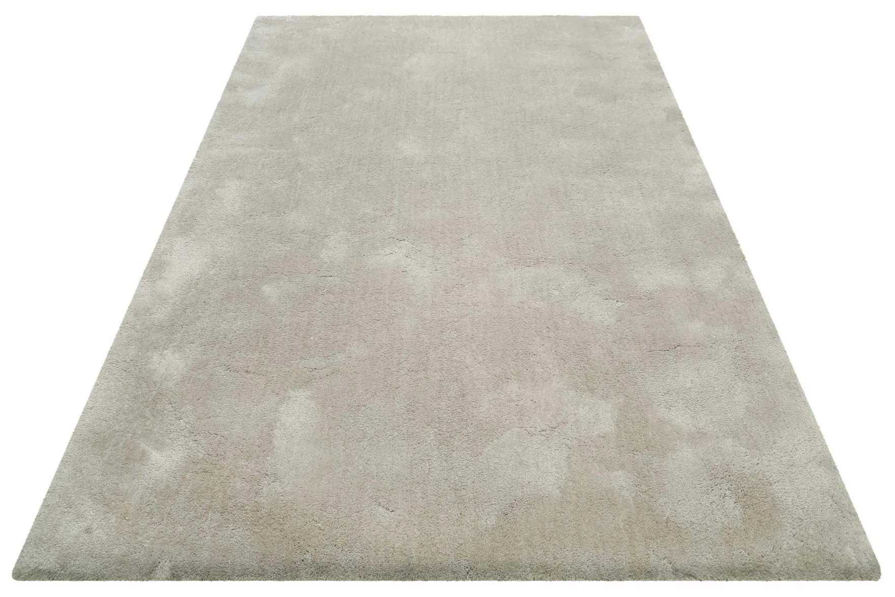 Teppich Beige Grau Hochflor "Emilia" WECONhome Basics