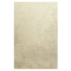 Teppich Beige Hochflor