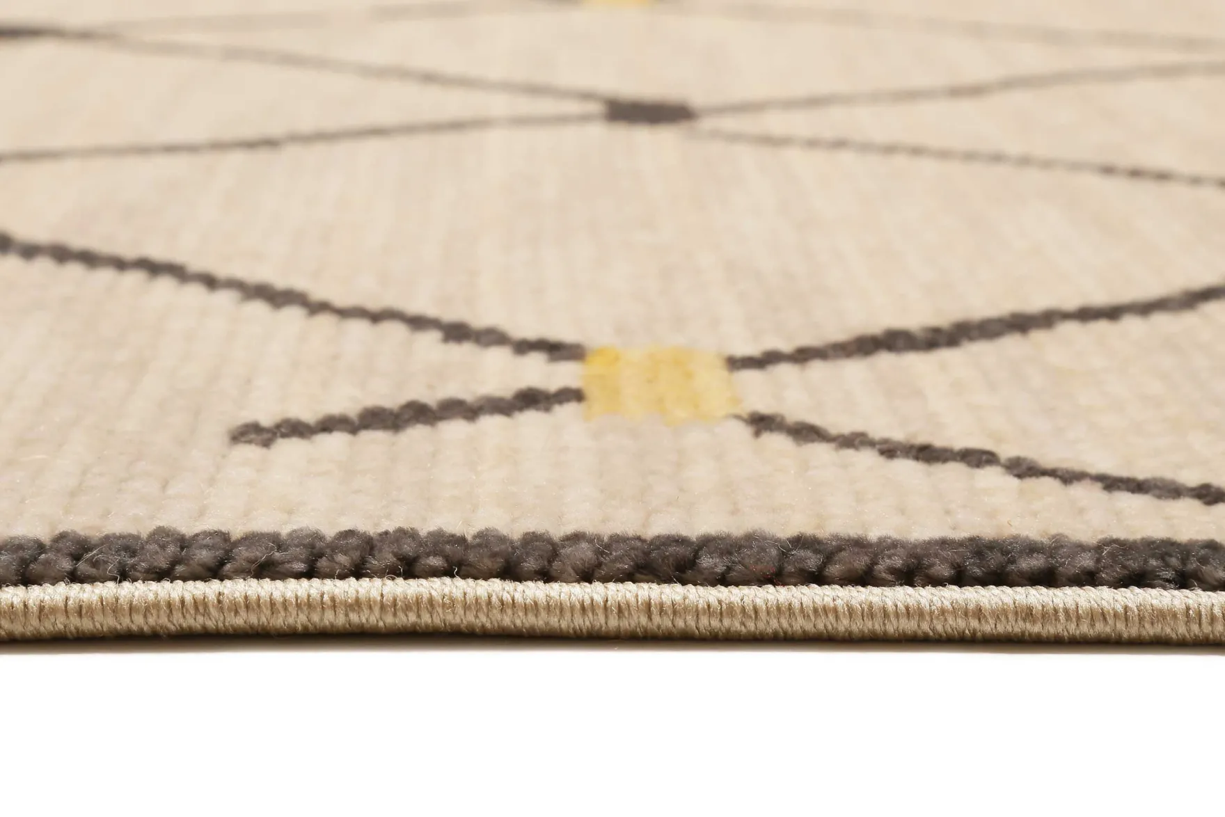 Teppich Beige Kurzflor B-Ware "Marché Bonsecours" WECONhome