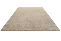 Teppich Beige Sand Hochflor