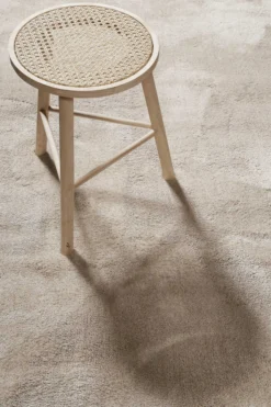 Teppich Beige Sand Hochflor