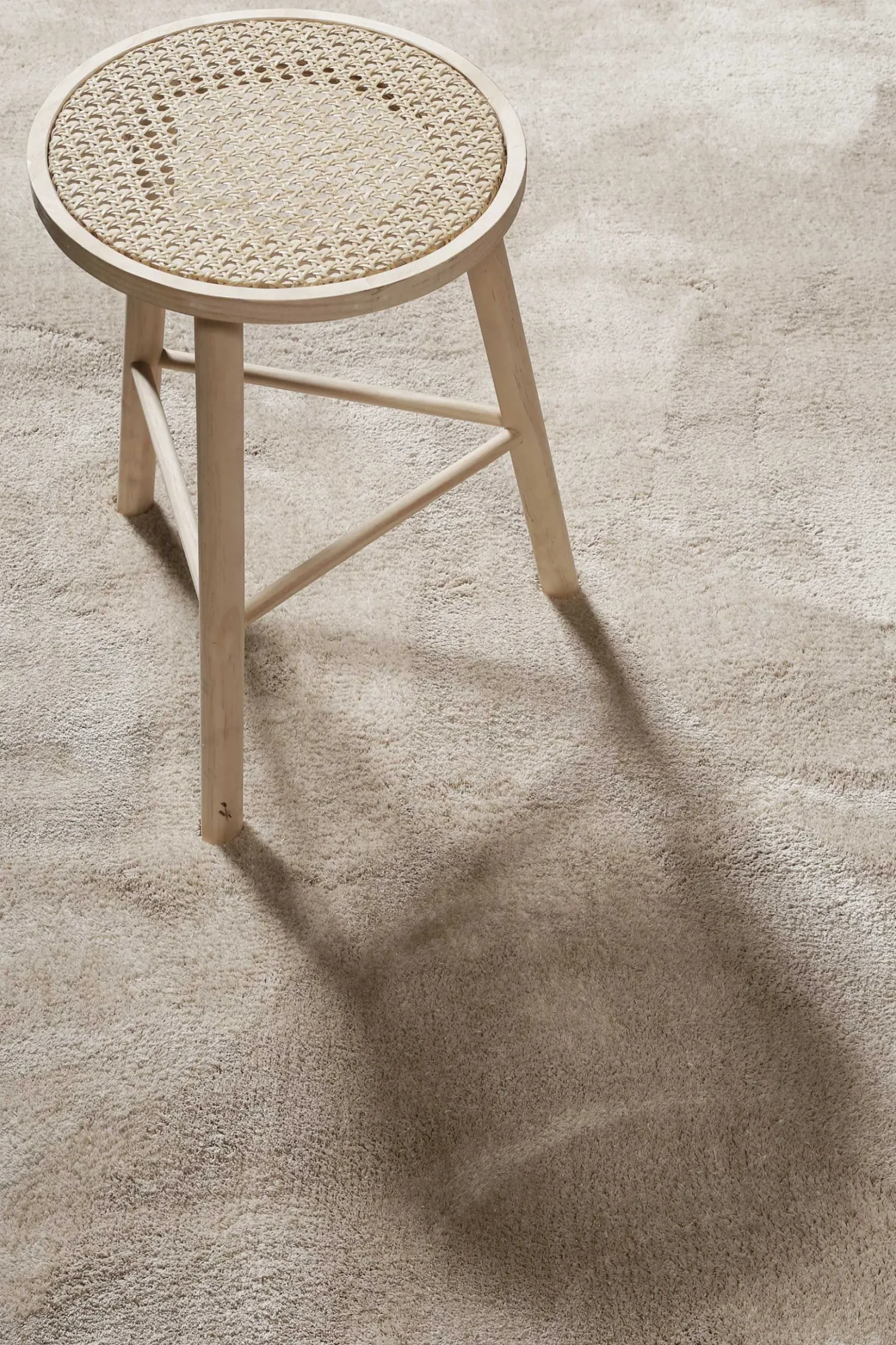 Teppich Beige Sand Hochflor "Sienna" Homie Living