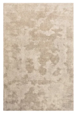 Teppich Beige Sand Hochflor