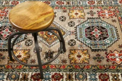 Teppich Beige Sand Kurzflor 