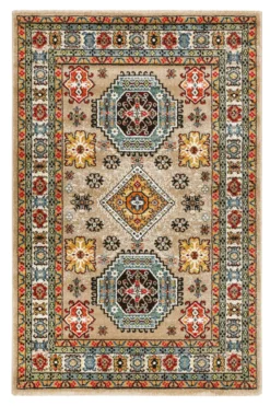 Teppich Beige Sand Kurzflor 