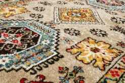Teppich Beige Sand Kurzflor 