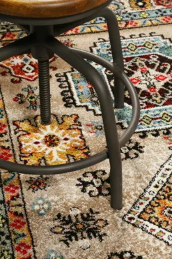 Teppich Beige Sand Kurzflor 