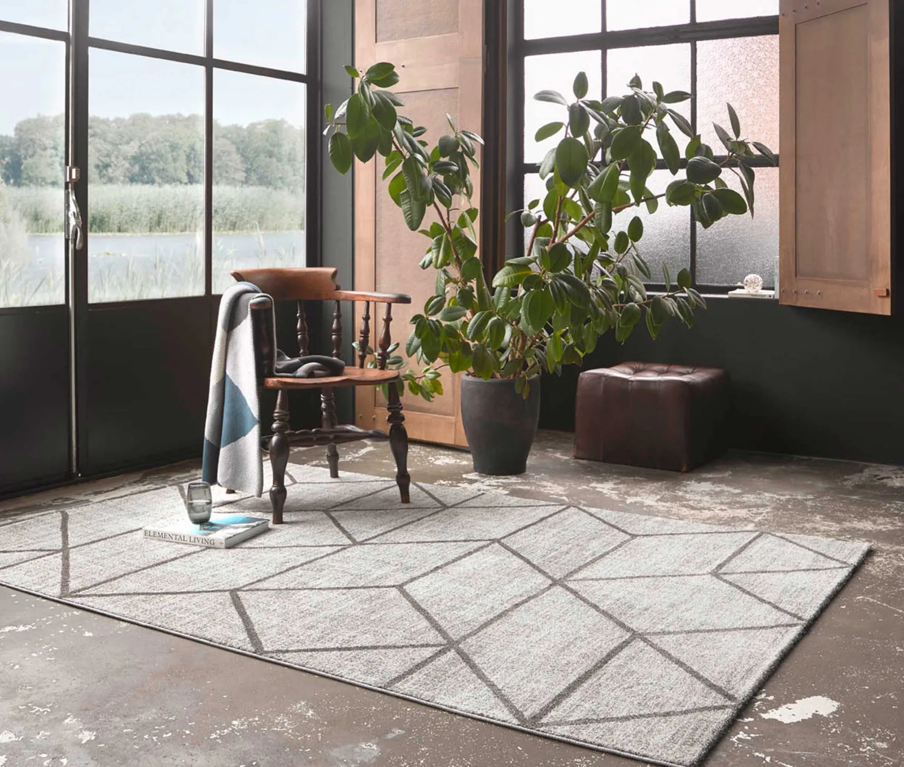 Teppich Beige Taupe Kurzflor "Bossa Lounge" WECONhome