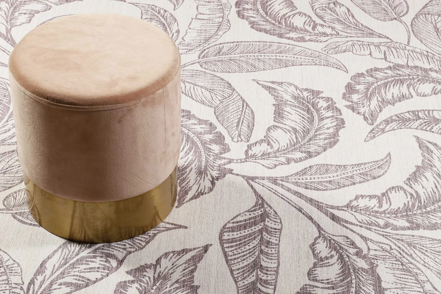 Teppich Beige Taupe "Mozambique Palm" Accessorize
