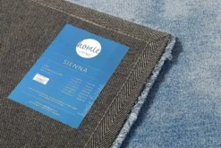 Teppich Blau Grau Hochflor
