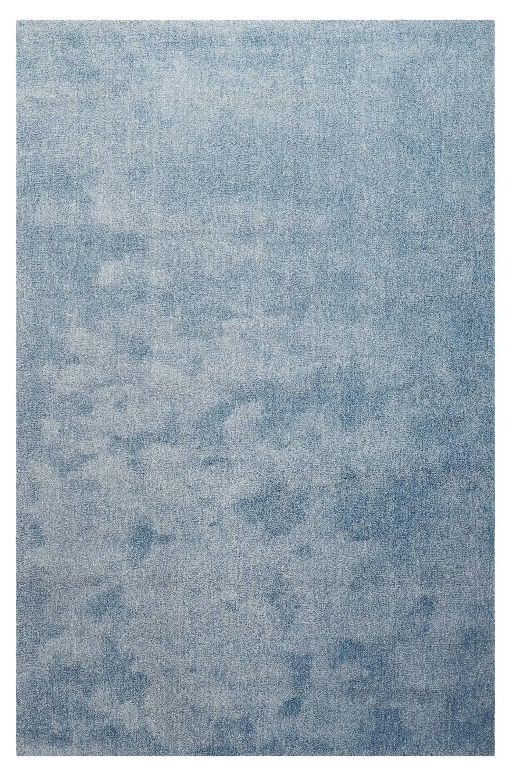Teppich Blau Grau Hochflor "Sienna" Homie Living
