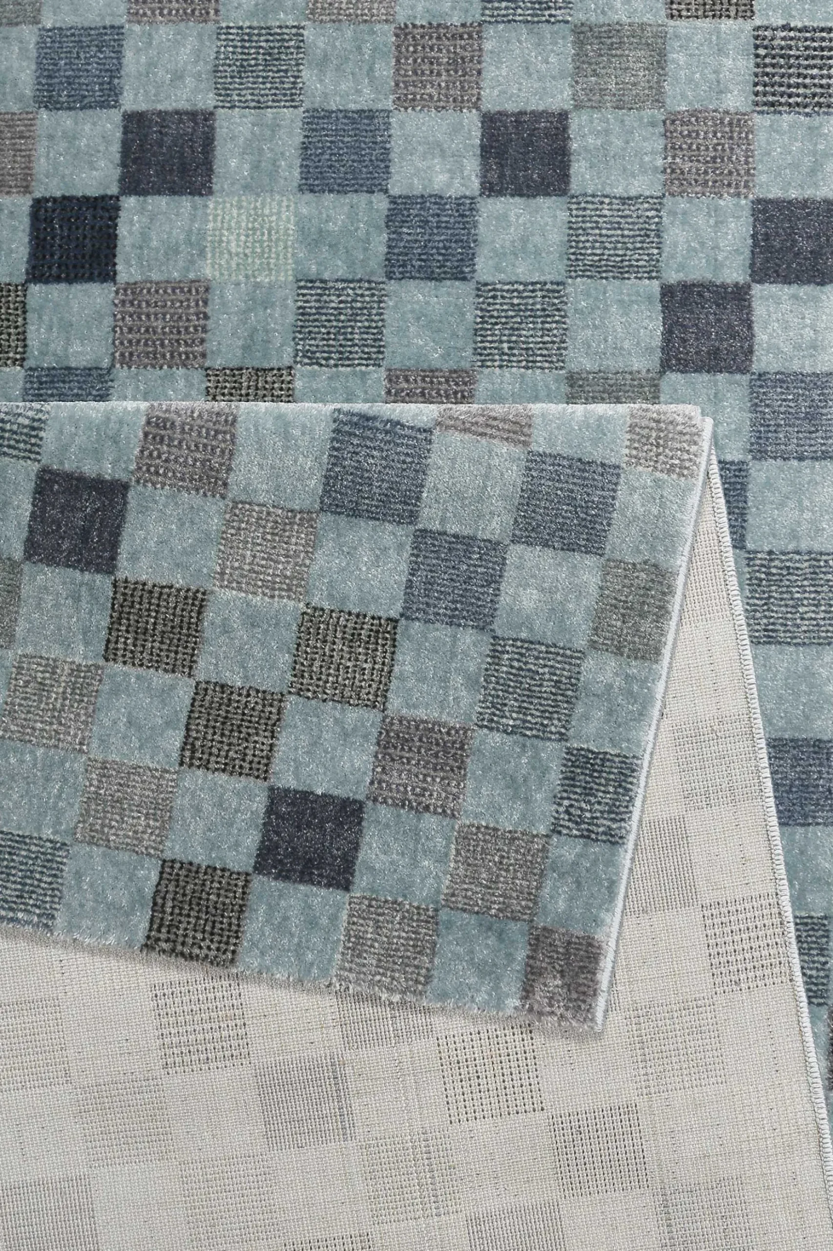 Teppich Blau Kurzflor "Physical 2.0" WECONhome