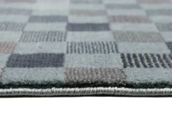 Teppich Blau Kurzflor