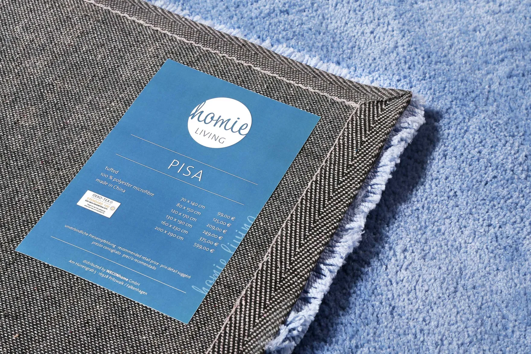 Teppich Blau "Pisa" Homie Living