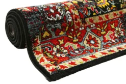 Teppich Blau Rot Kurzflor