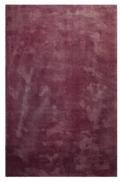 Teppich Bordeaux Hochflor