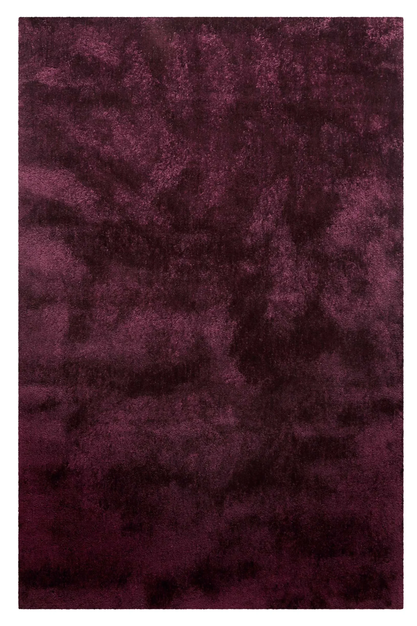 Teppich Bordeaux Rot Hochflor "Pisa" Homie Living
