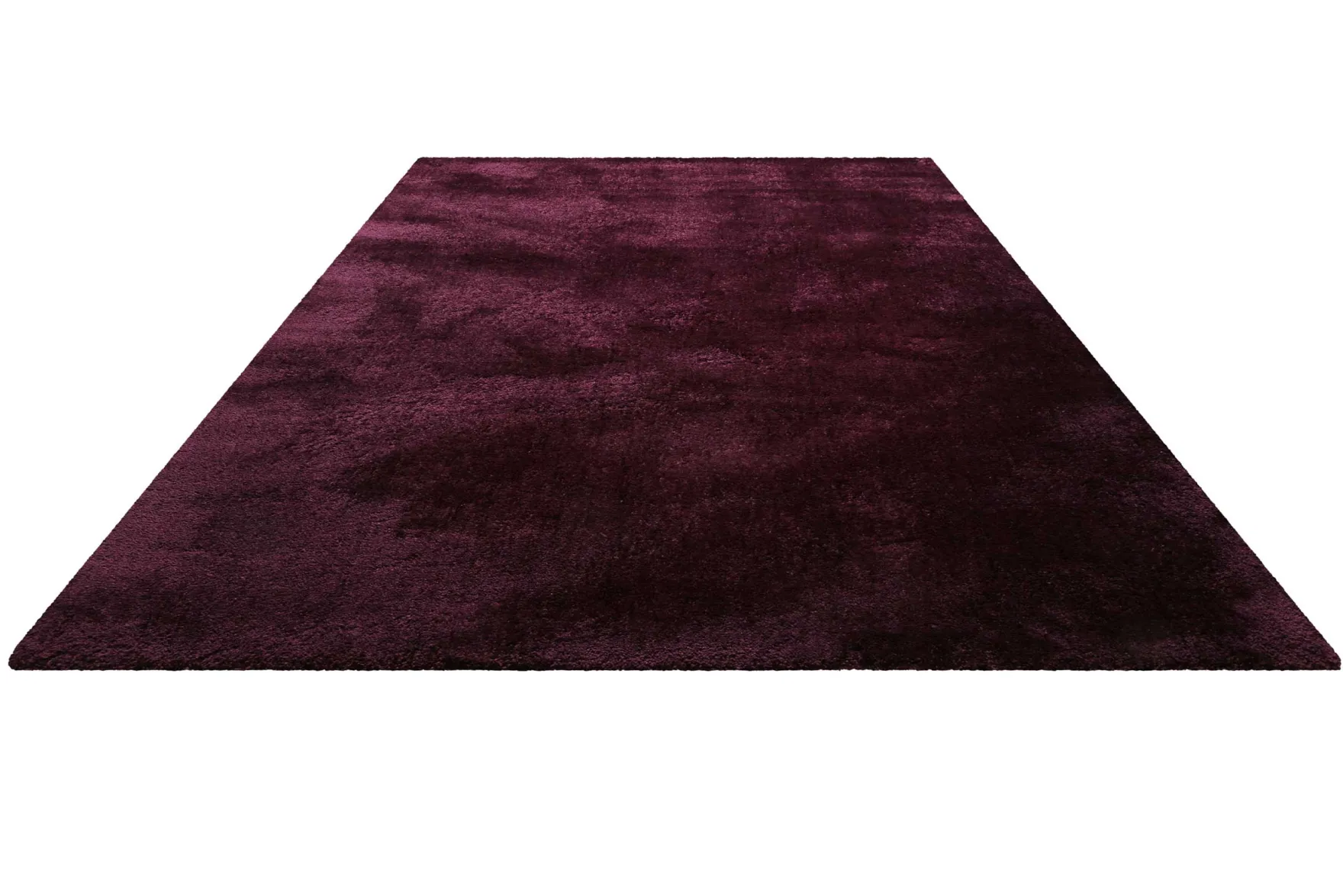 Teppich Bordeaux Rot Hochflor "Pisa" Homie Living