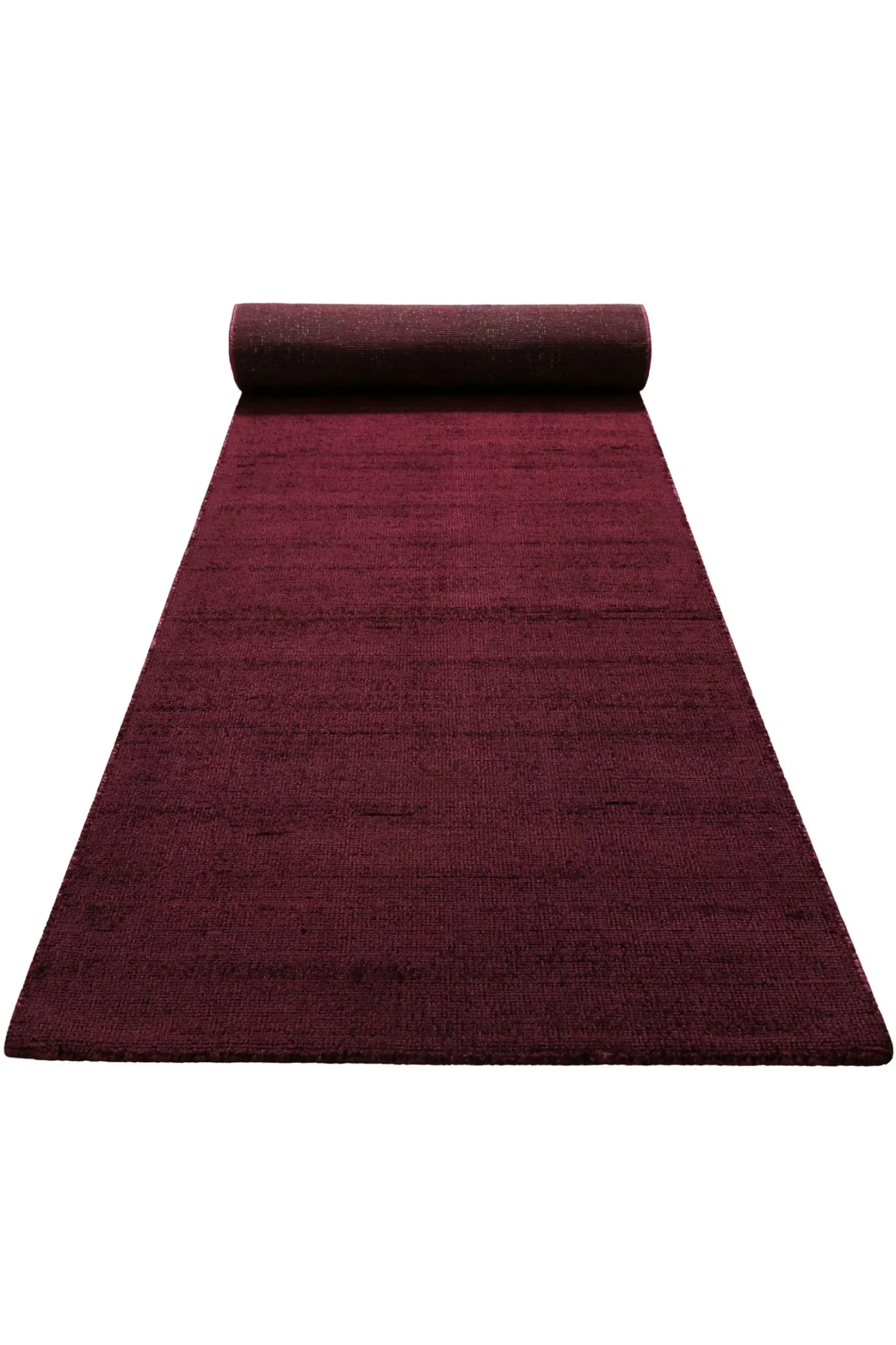 Teppich Bordeaux Rot Kurzflor "Miramonti" Homie Living