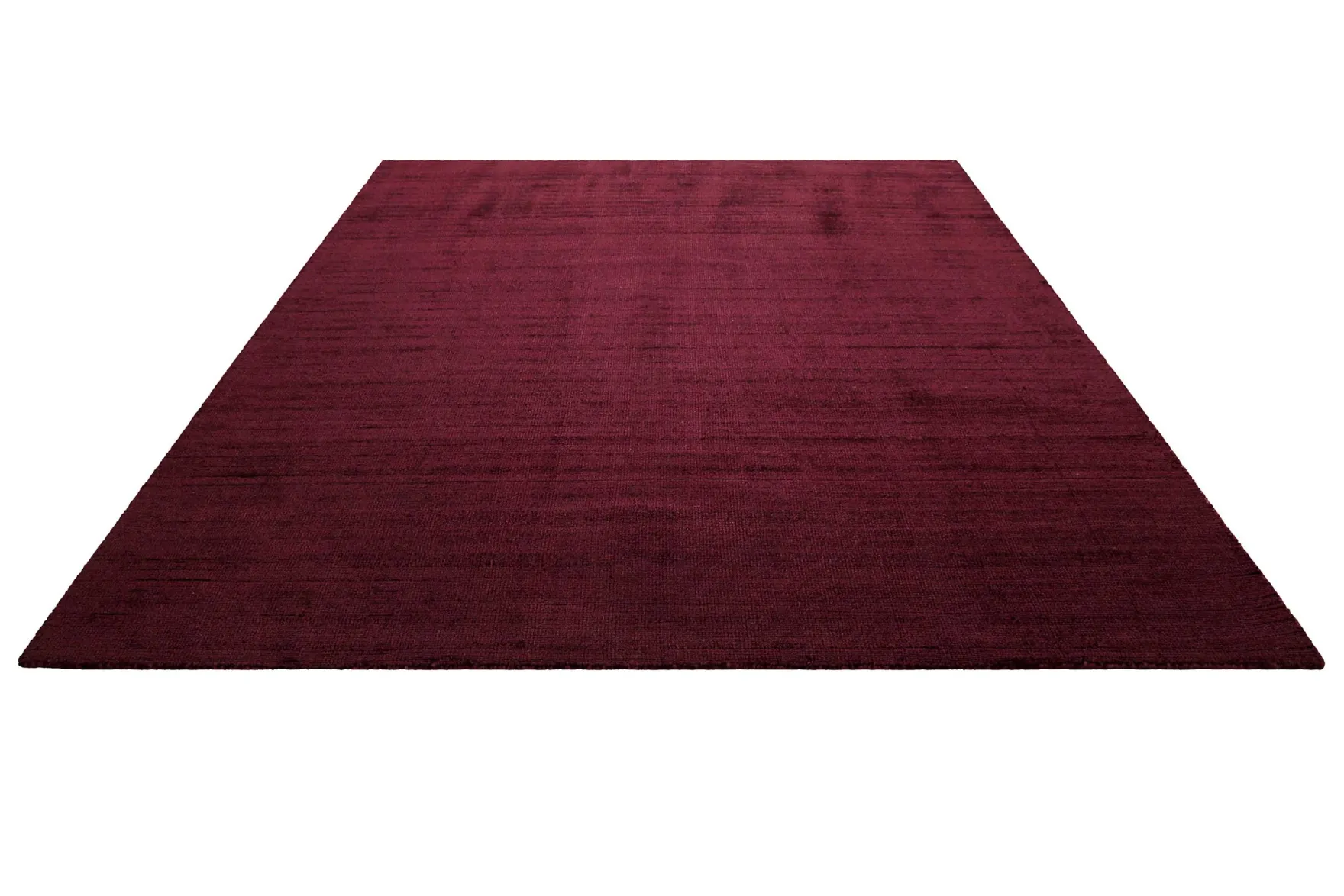 Teppich Bordeaux Rot Kurzflor "Miramonti" Homie Living