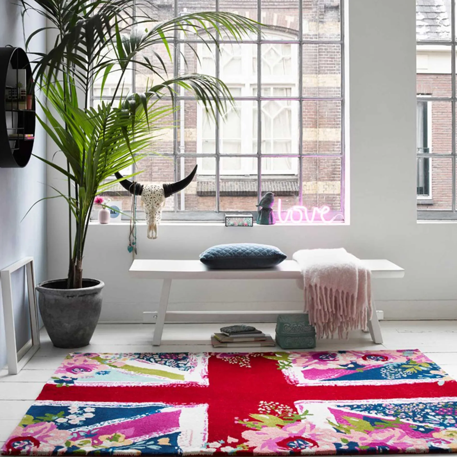 Teppich Bunt aus Wolle "Bloom Kingdom" Accessorize