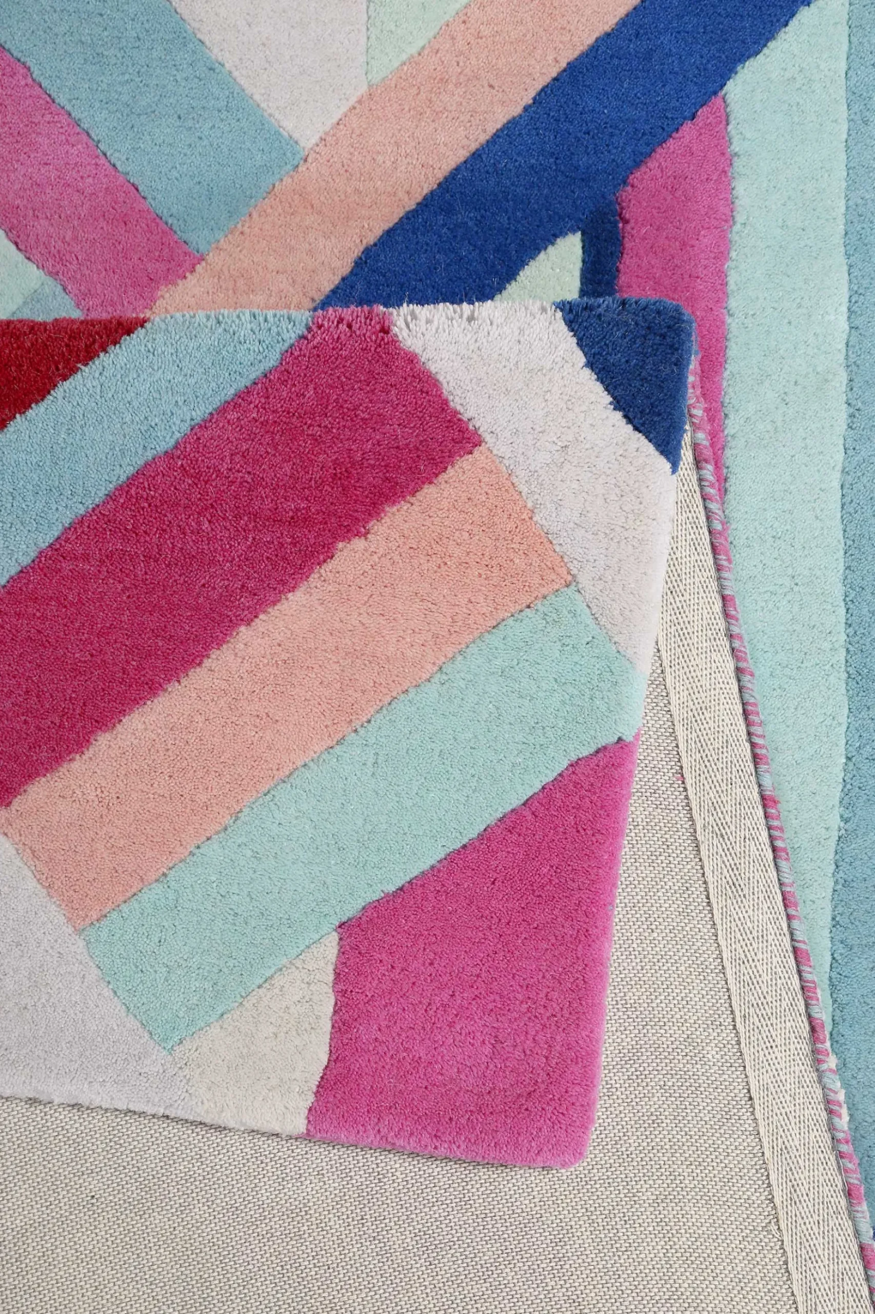 Teppich Bunt aus Wolle "Linear" Accessorize