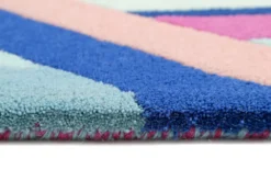 Teppich Bunt aus Wolle