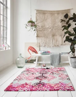 Teppich Bunt aus Wolle