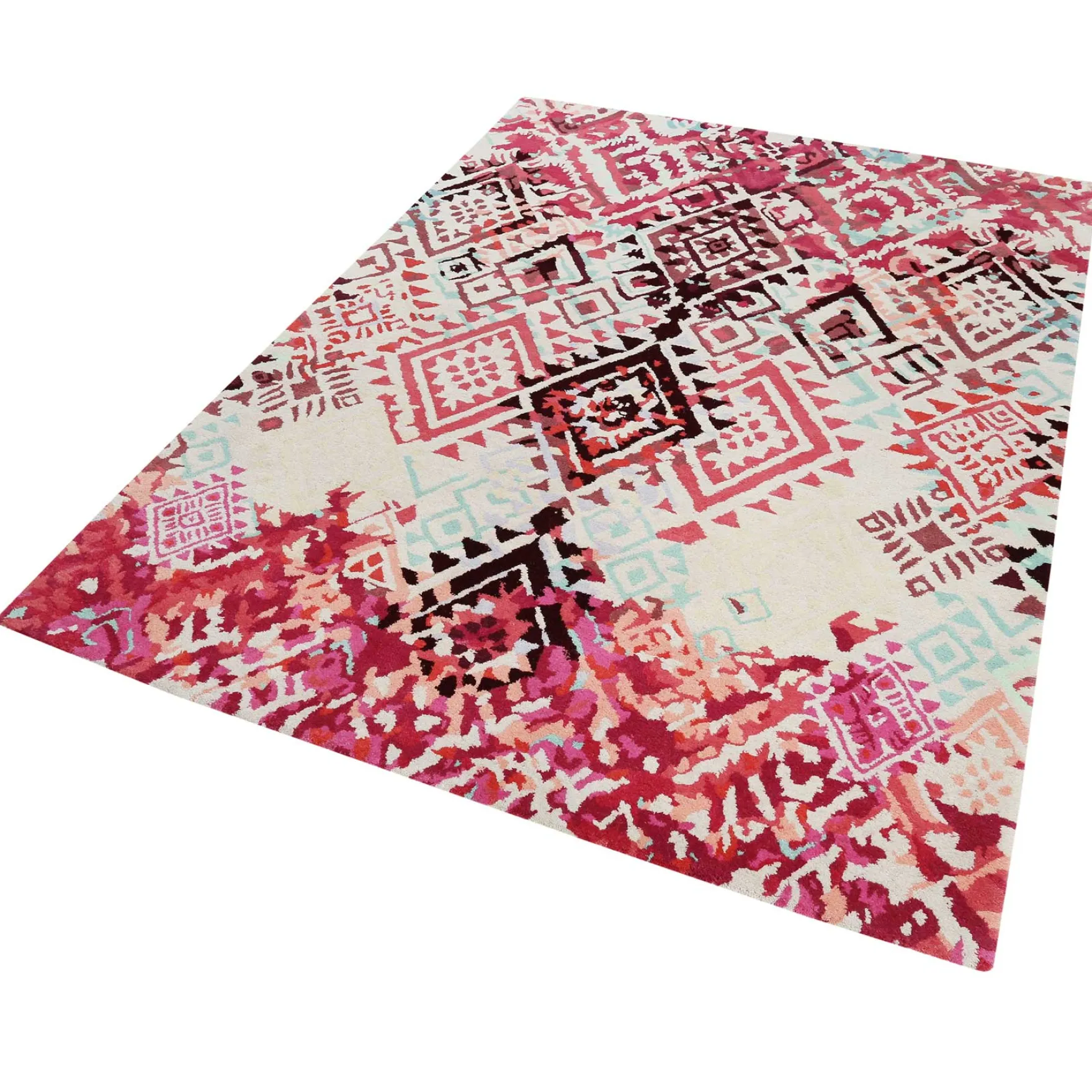 Teppich Bunt aus Wolle "Love Vintage" Accessorize