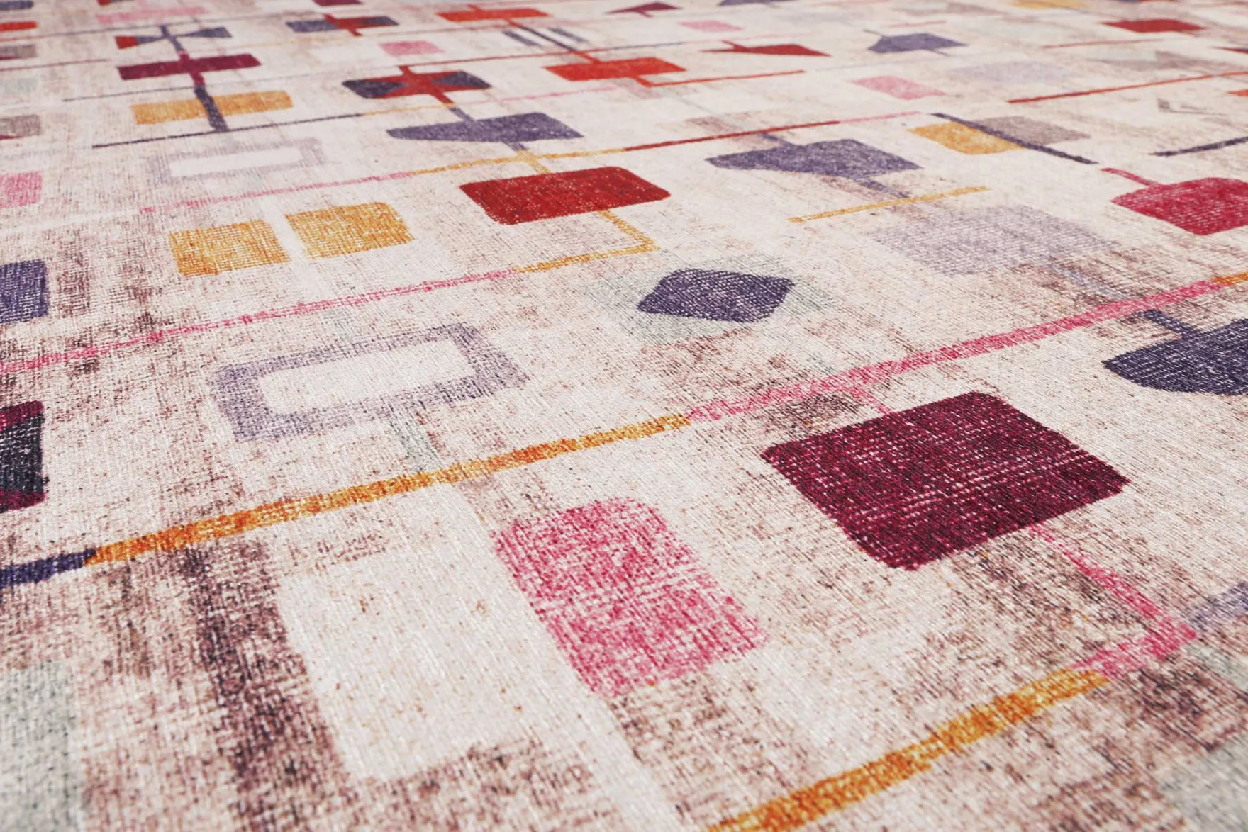Teppich Bunt Vintage "Monor Beach" WECONhome