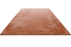 Teppich cognacfarben Hochflor
