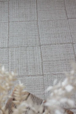 Teppich Creme Beige aus Naturfasern 