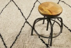 Teppich Creme Beige im Berber Style 