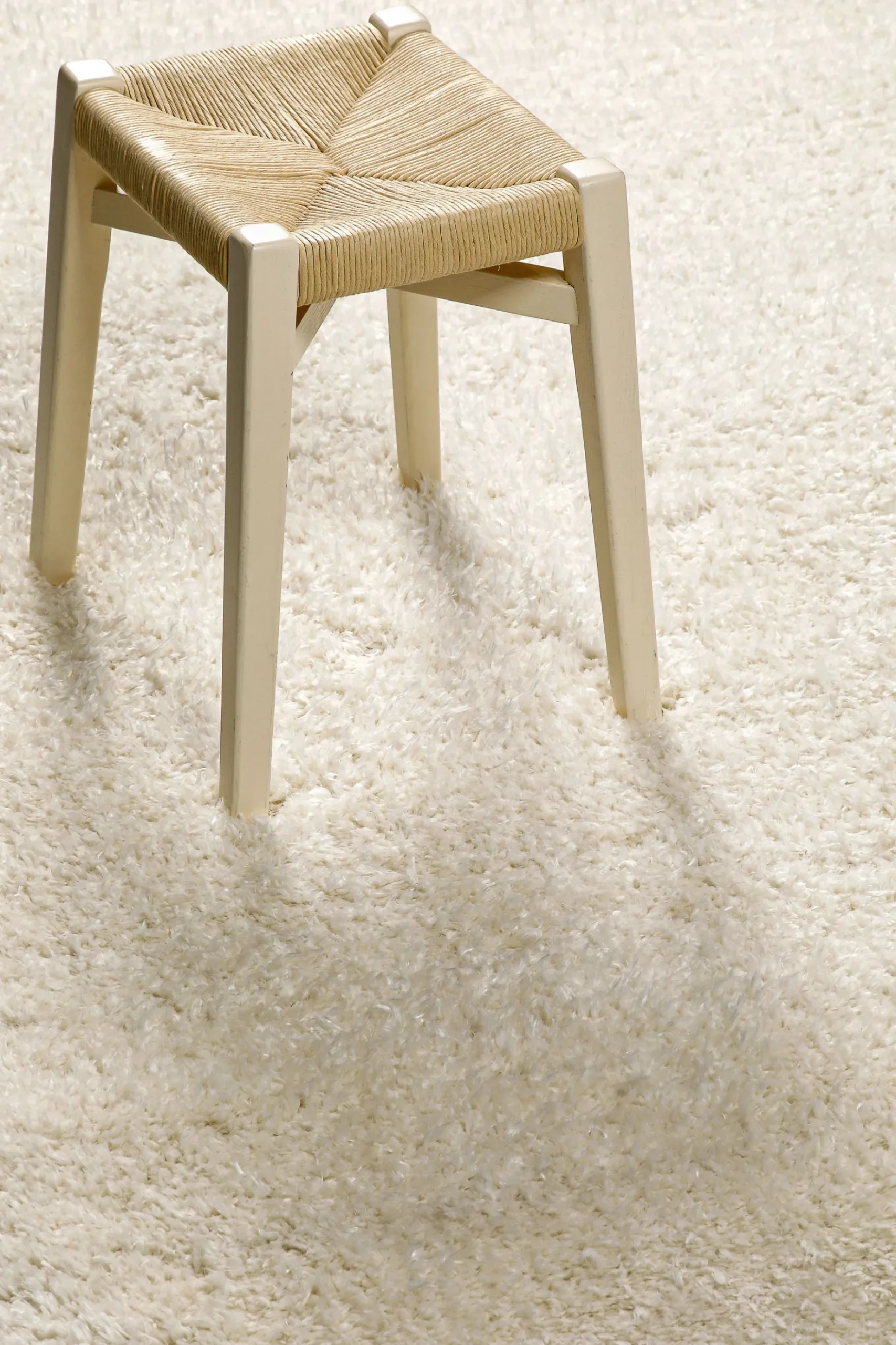Teppich Creme Weiß Hochflor sehr kuschelig & flauschig "Parma" Homie Living