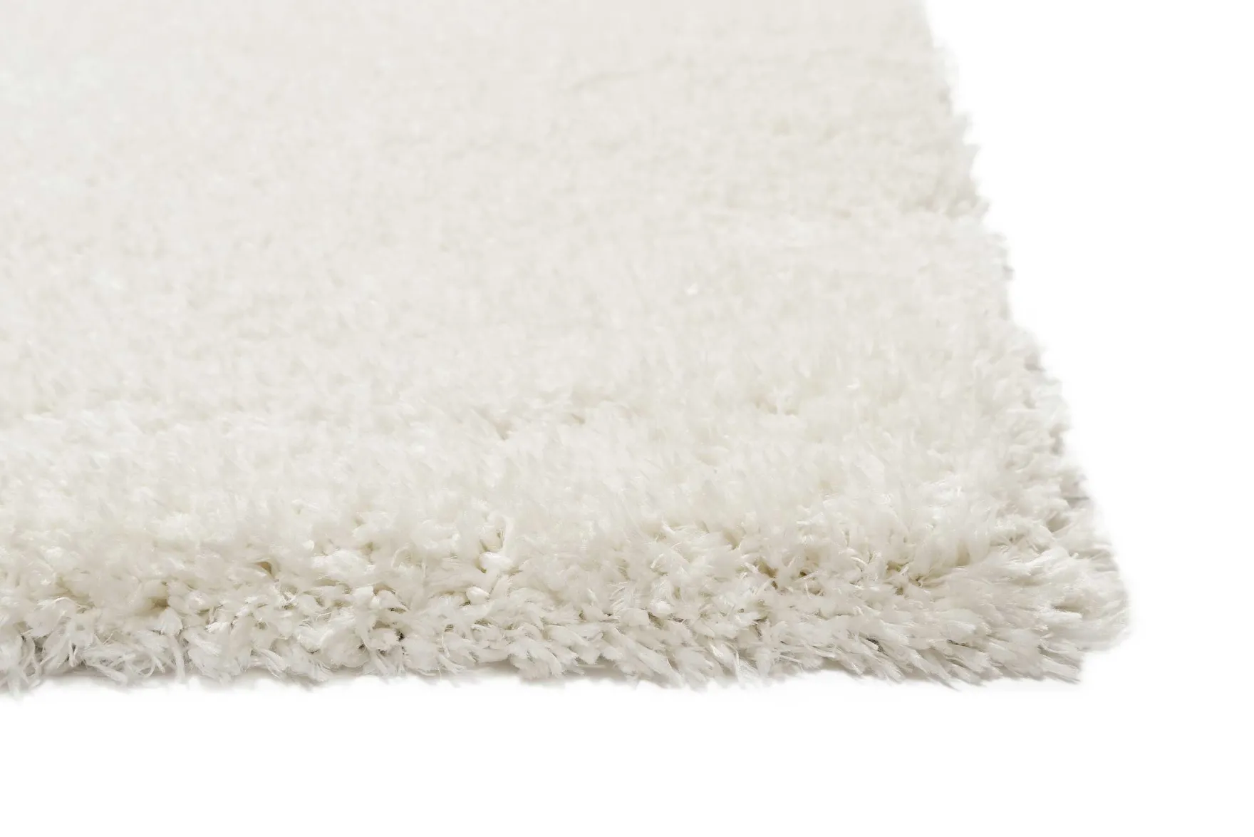 Teppich Creme Weiß Hochflor "Smilla" WECONhome Basic