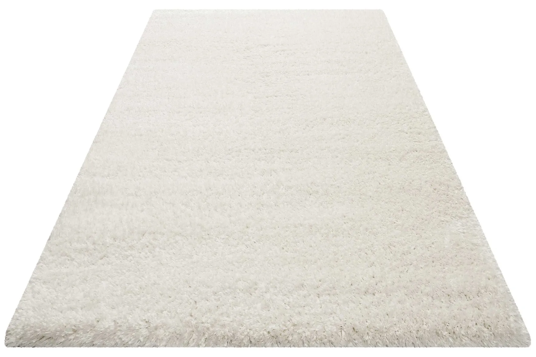 Teppich Creme Weiß Hochflor "Smilla" WECONhome Basic